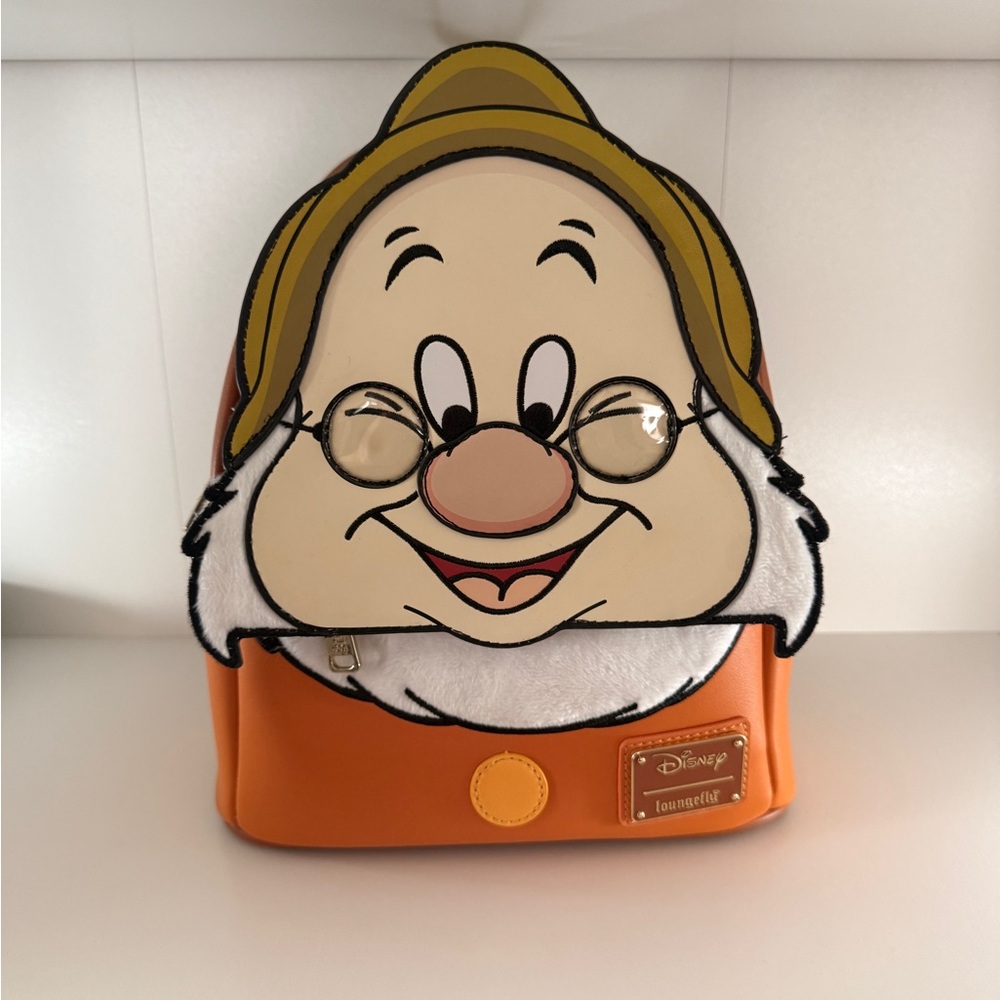 Loungefly Disney Snow White Doc Cosplay Mini Backpack NWOT Rare